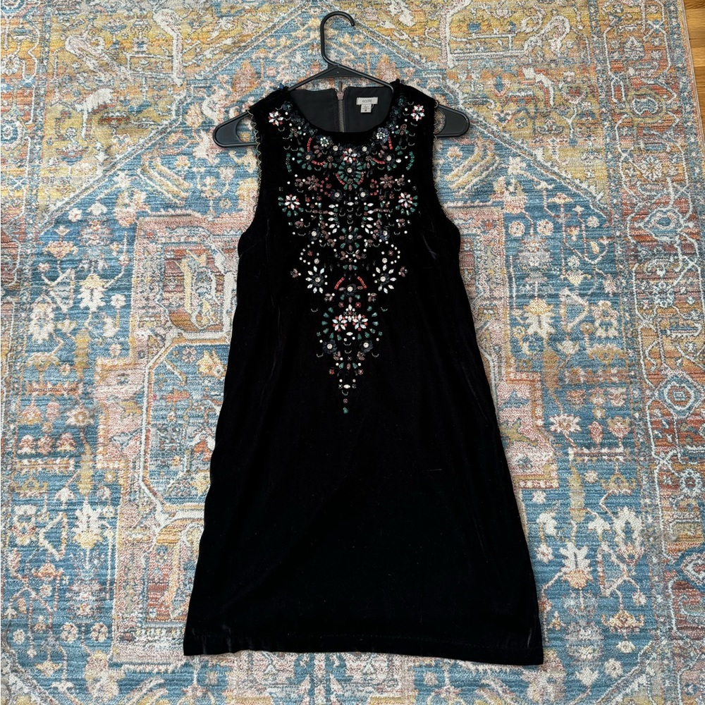 Urban Outfitters Beaded Velvet Dress